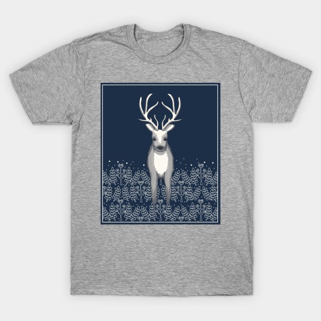 Cool deer design T-Shirt by Purrfect